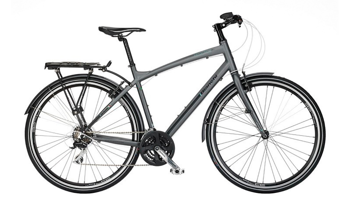 Фотография Велосипед Bianchi Metropoli Uno 28" (2020) 2020 Серый